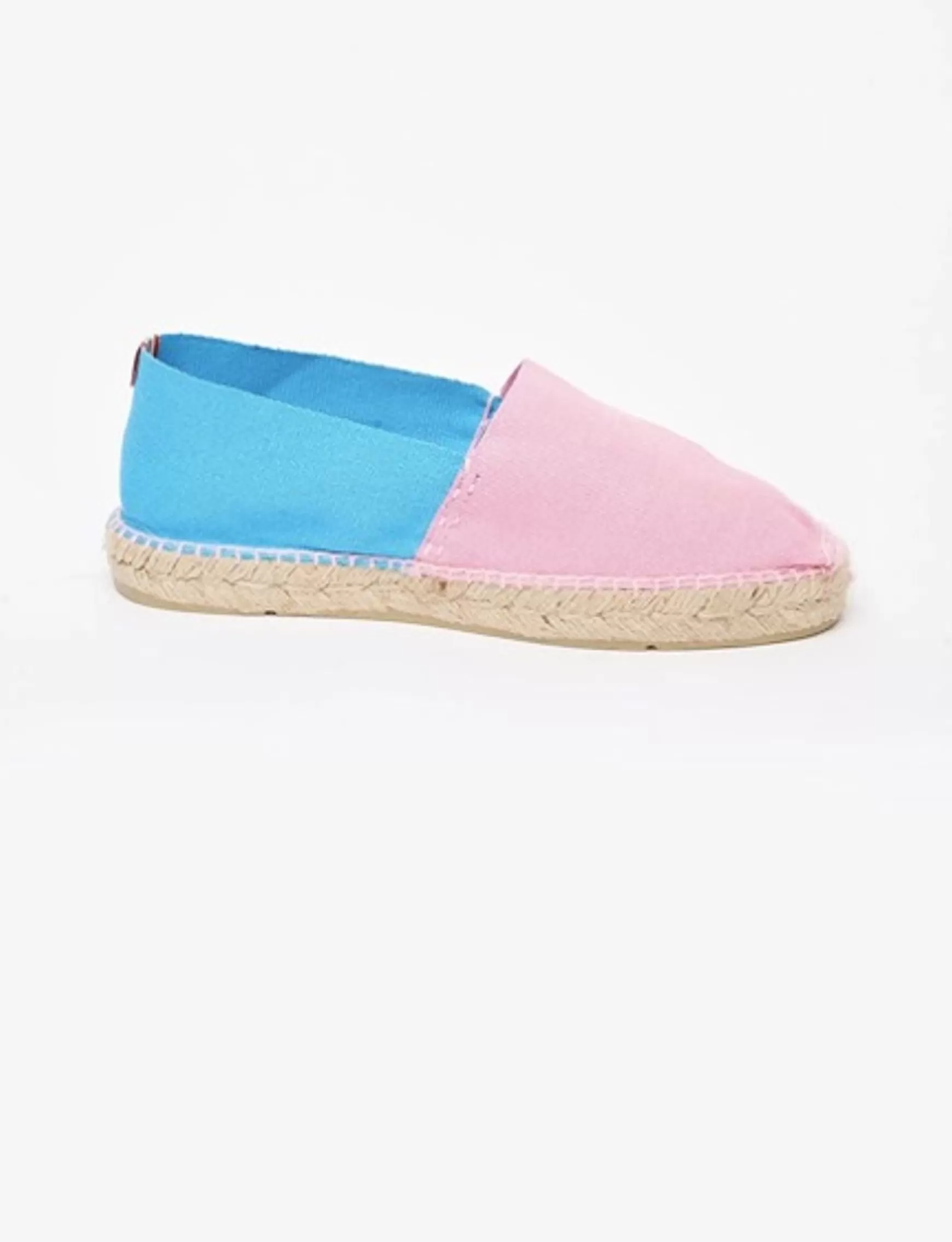 Ines de la Fressange Paris Aglae pink-turquoise espadrilles Cheap