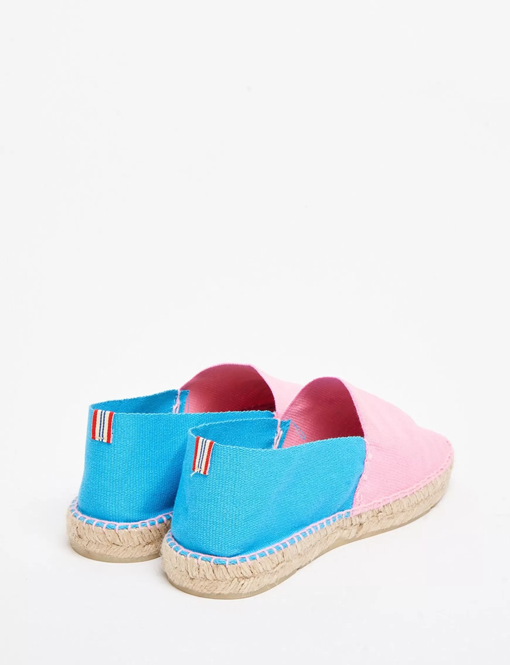 Ines de la Fressange Paris Aglae pink-turquoise espadrilles Cheap
