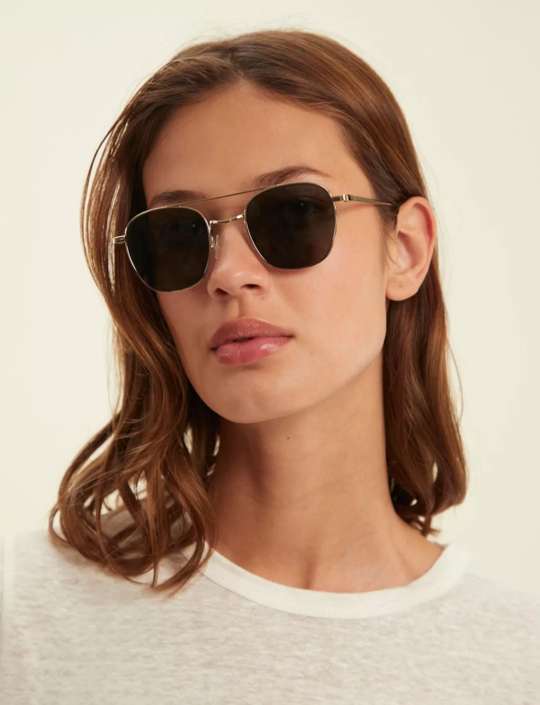 Ines de la Fressange Paris Alice metal-frame sunglasses Shop