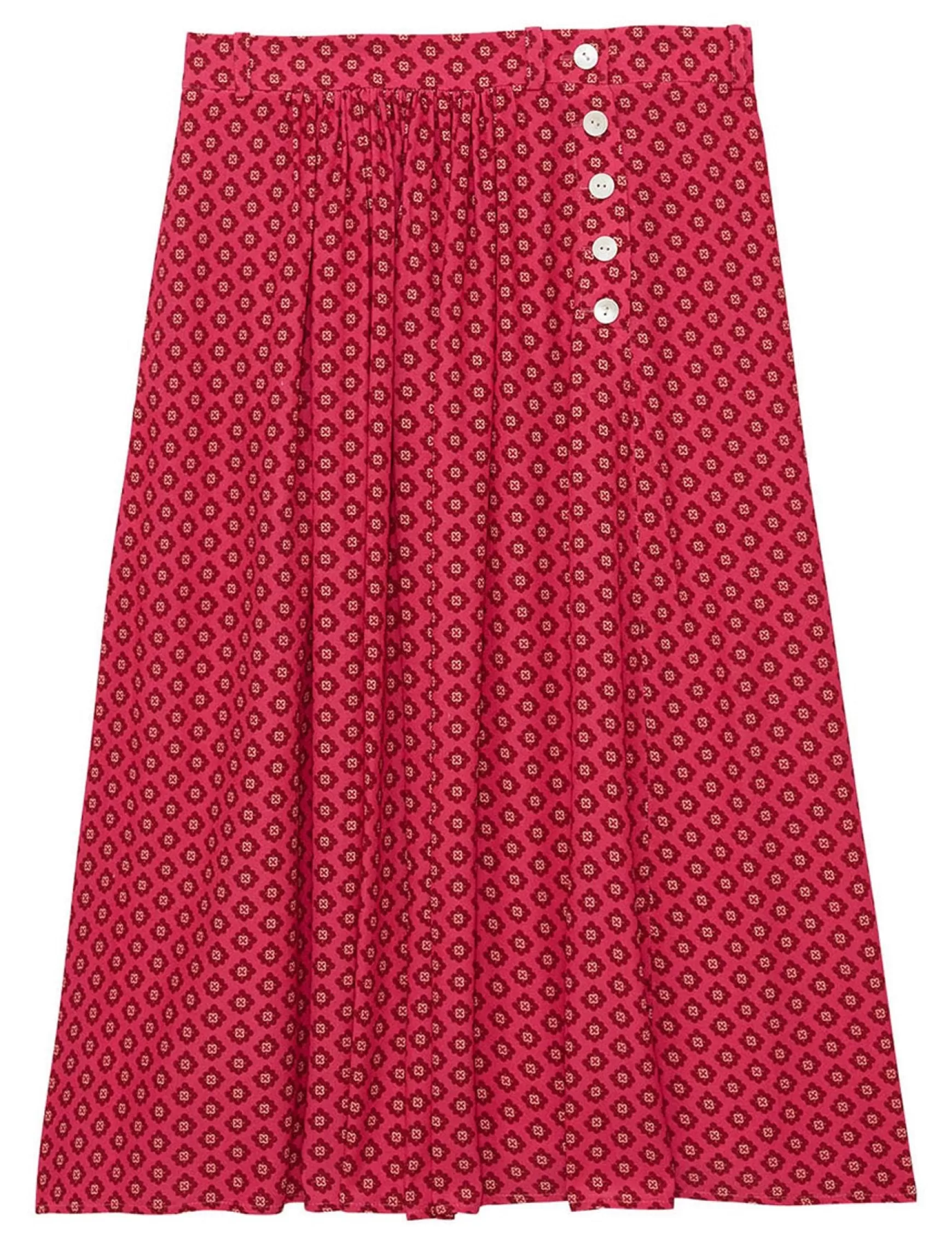 Ines de la Fressange Paris Alix pink skirt Best