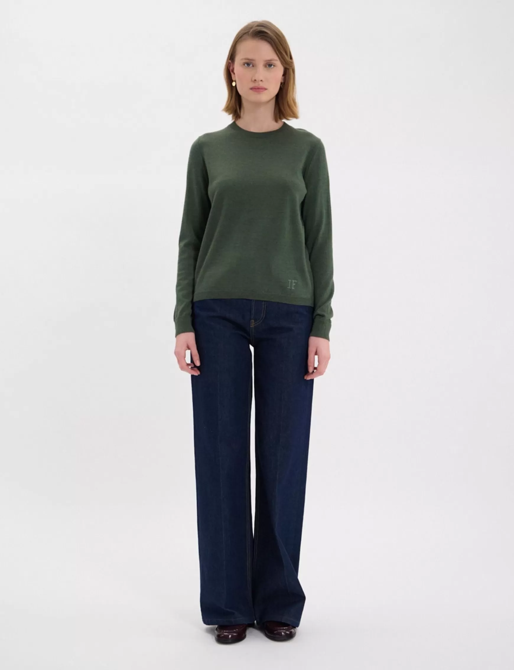 Ines de la Fressange Paris Angela khaki jumper Sale