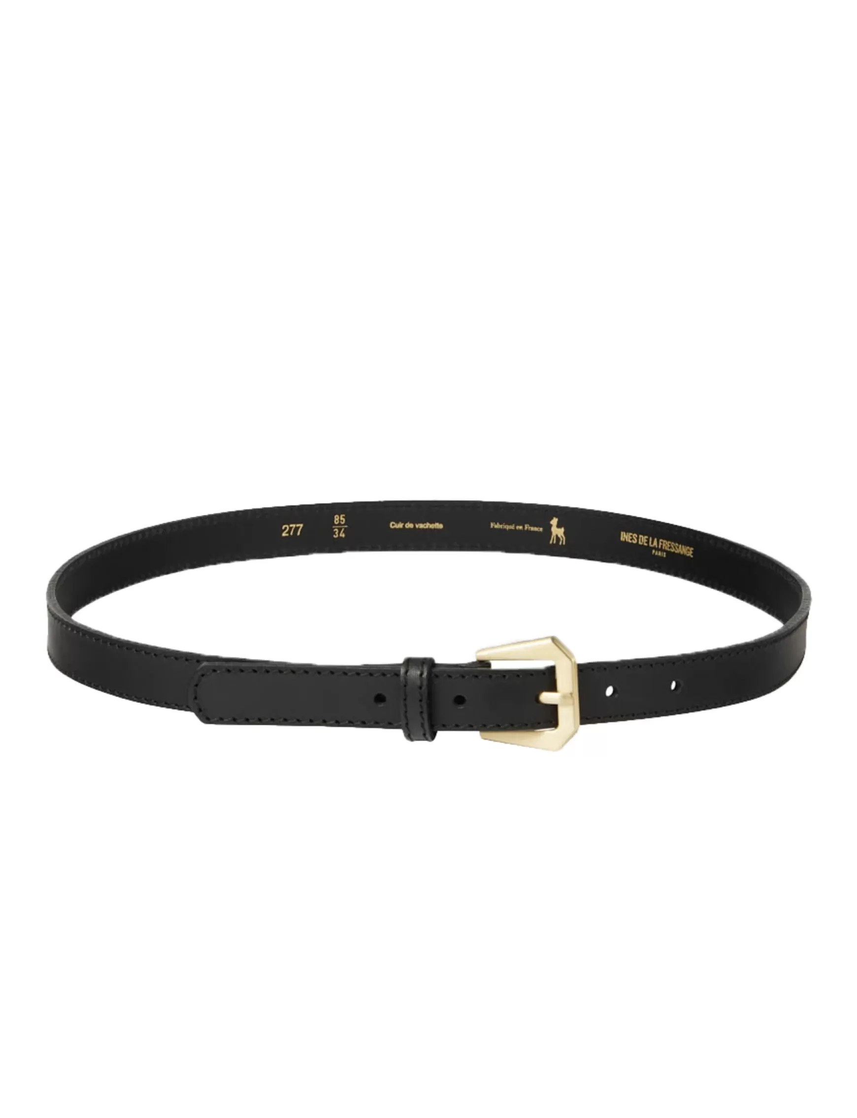 Ines de la Fressange Paris Augustine black belt Outlet