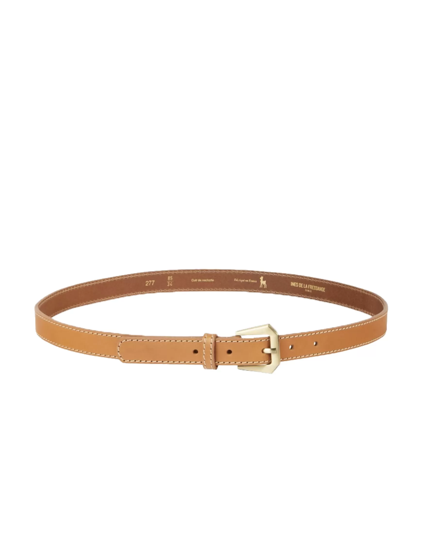 Ines de la Fressange Paris Augustine camel belt Sale
