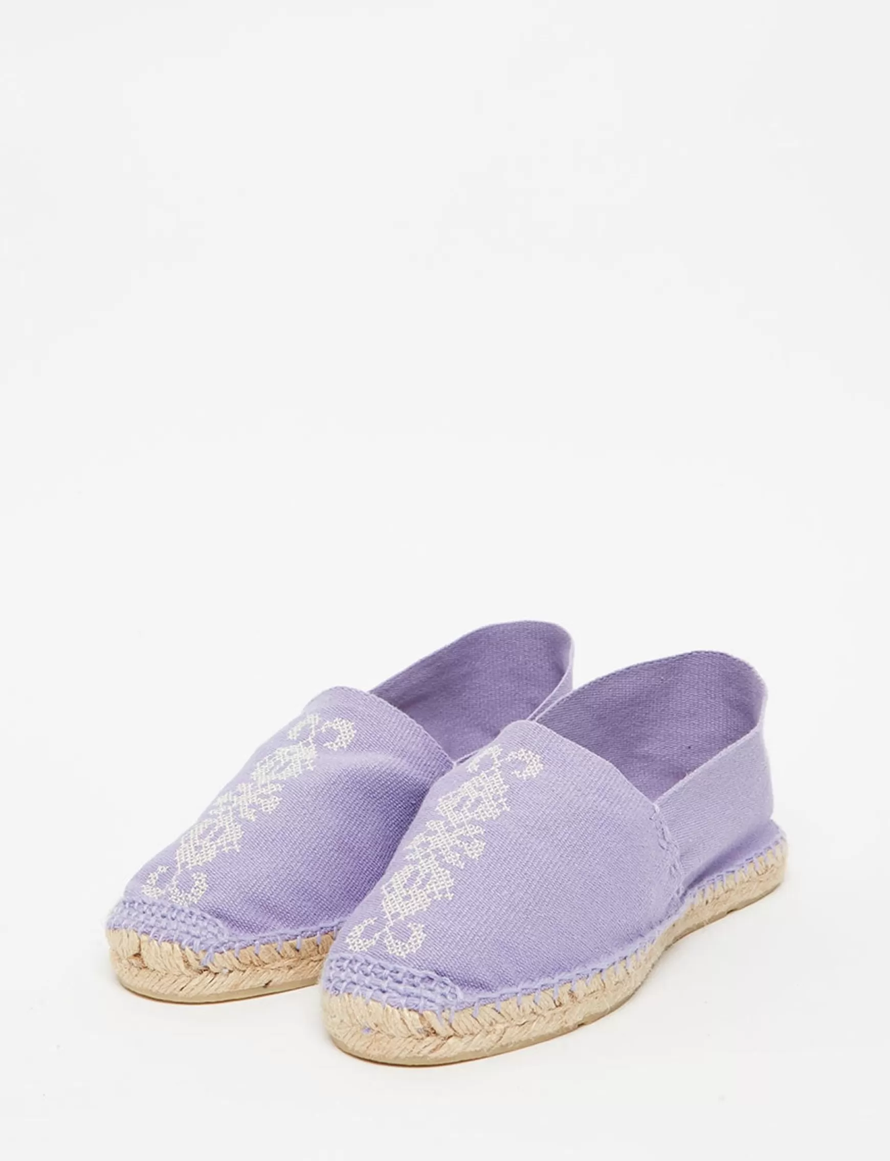 Ines de la Fressange Paris Auriane mauve espadrilles Cheap