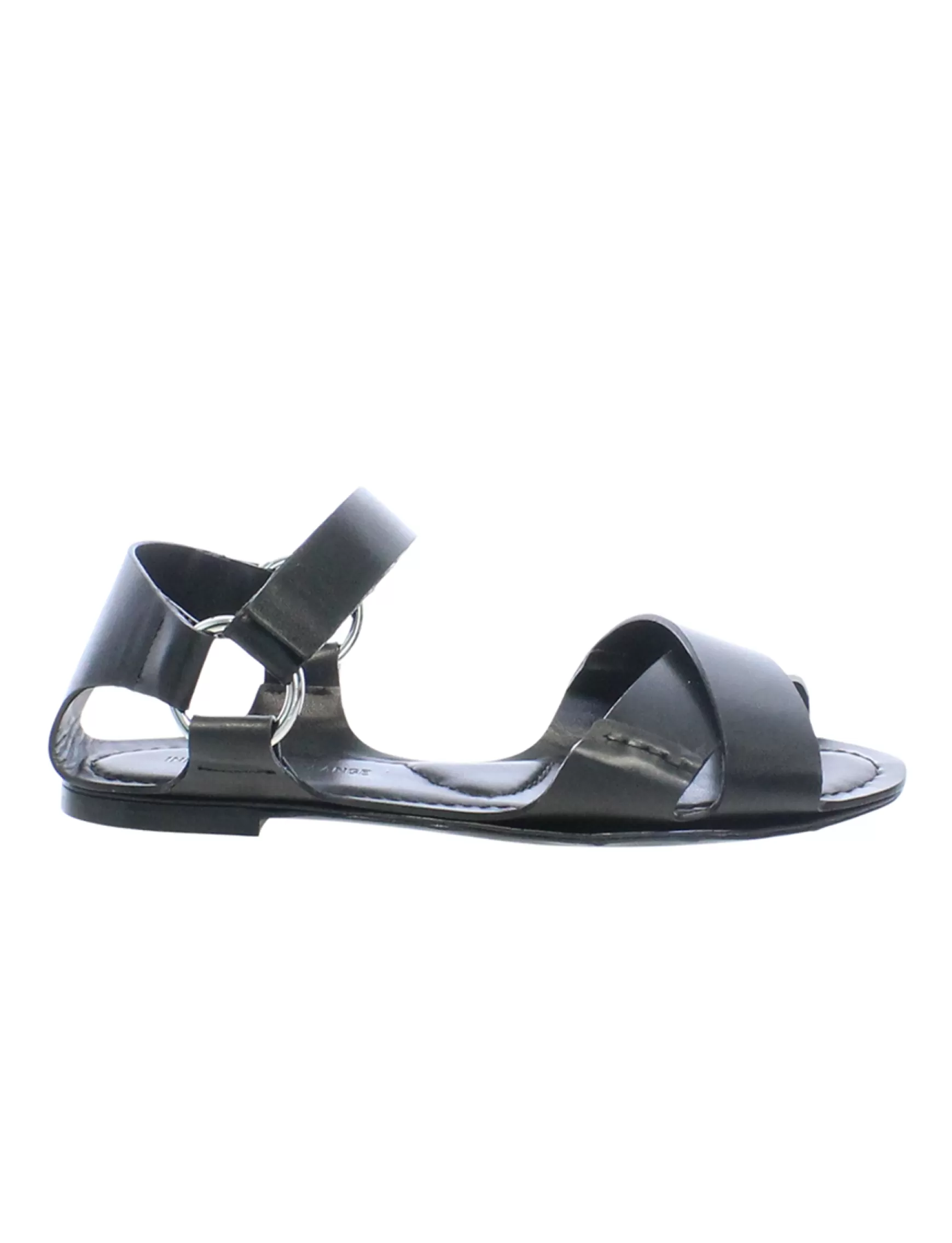 Ines de la Fressange Paris Black flat sandal Hot