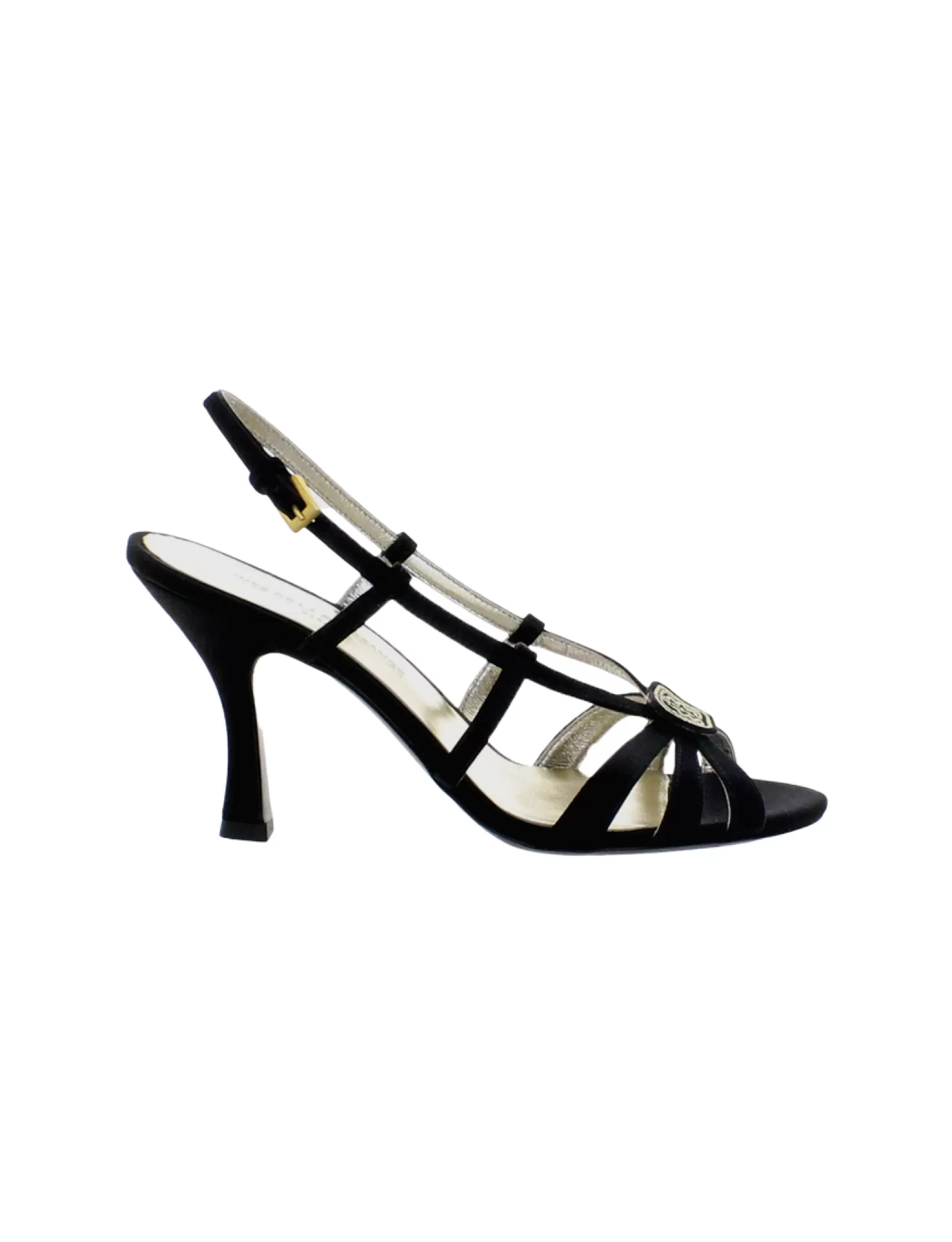 Ines de la Fressange Paris Black strappy sandal Cheap