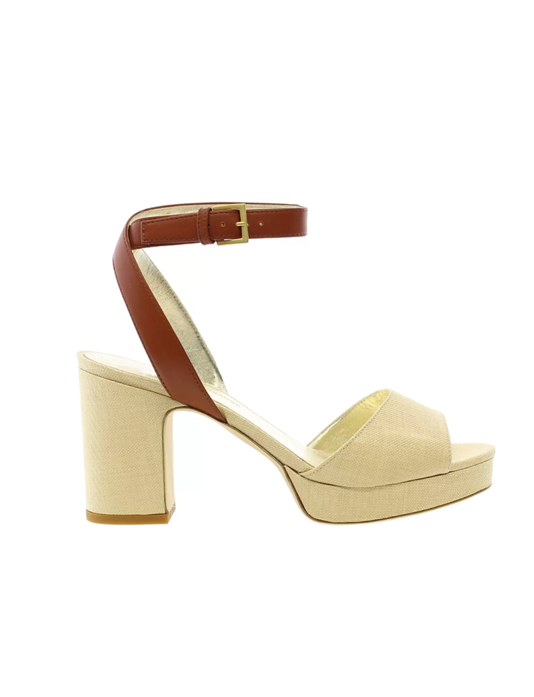 Ines de la Fressange Paris Cognac platform sandal Outlet