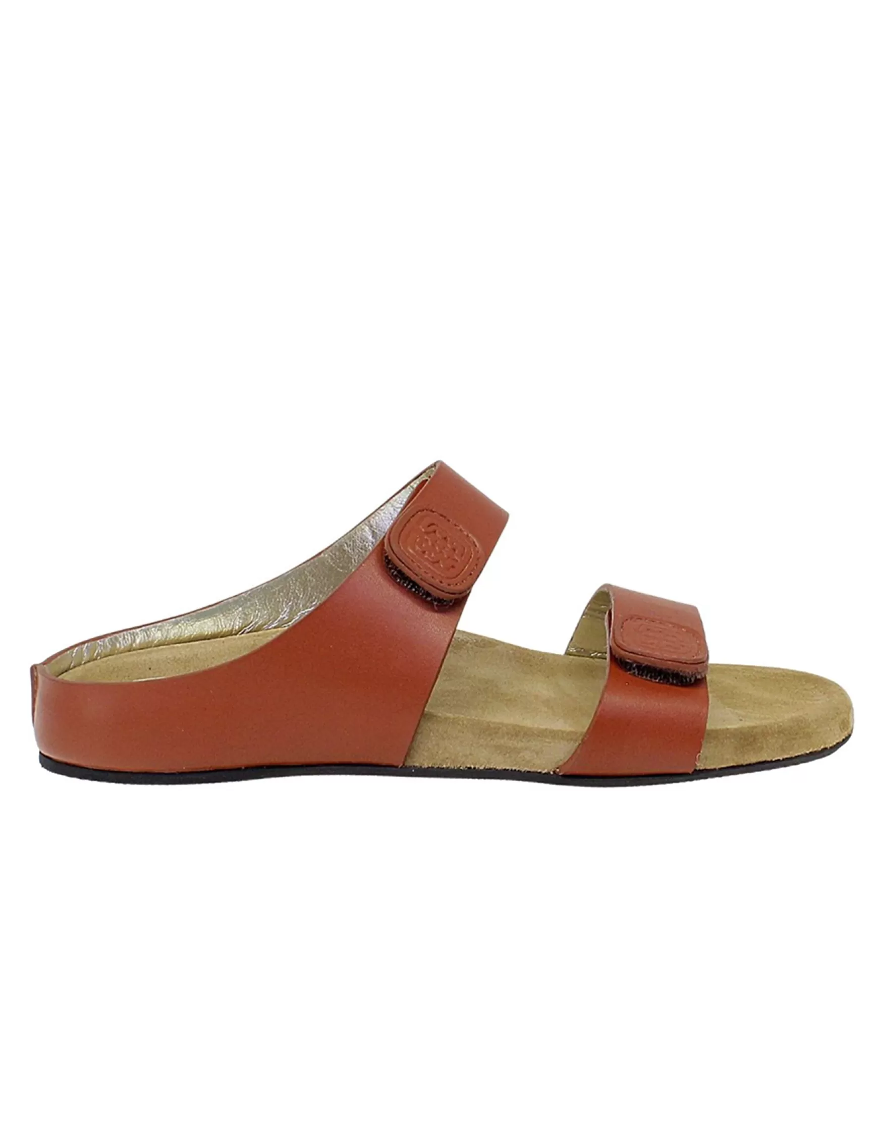 Ines de la Fressange Paris Delia cognac leather mules Cheap
