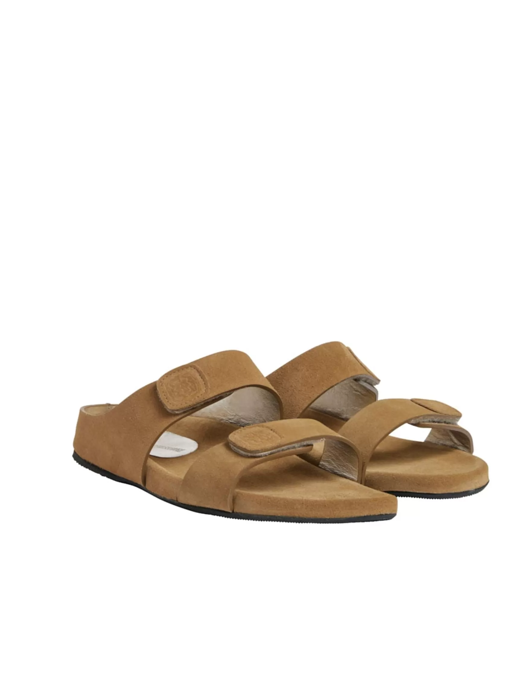 Ines de la Fressange Paris Delia sand leather mules Best