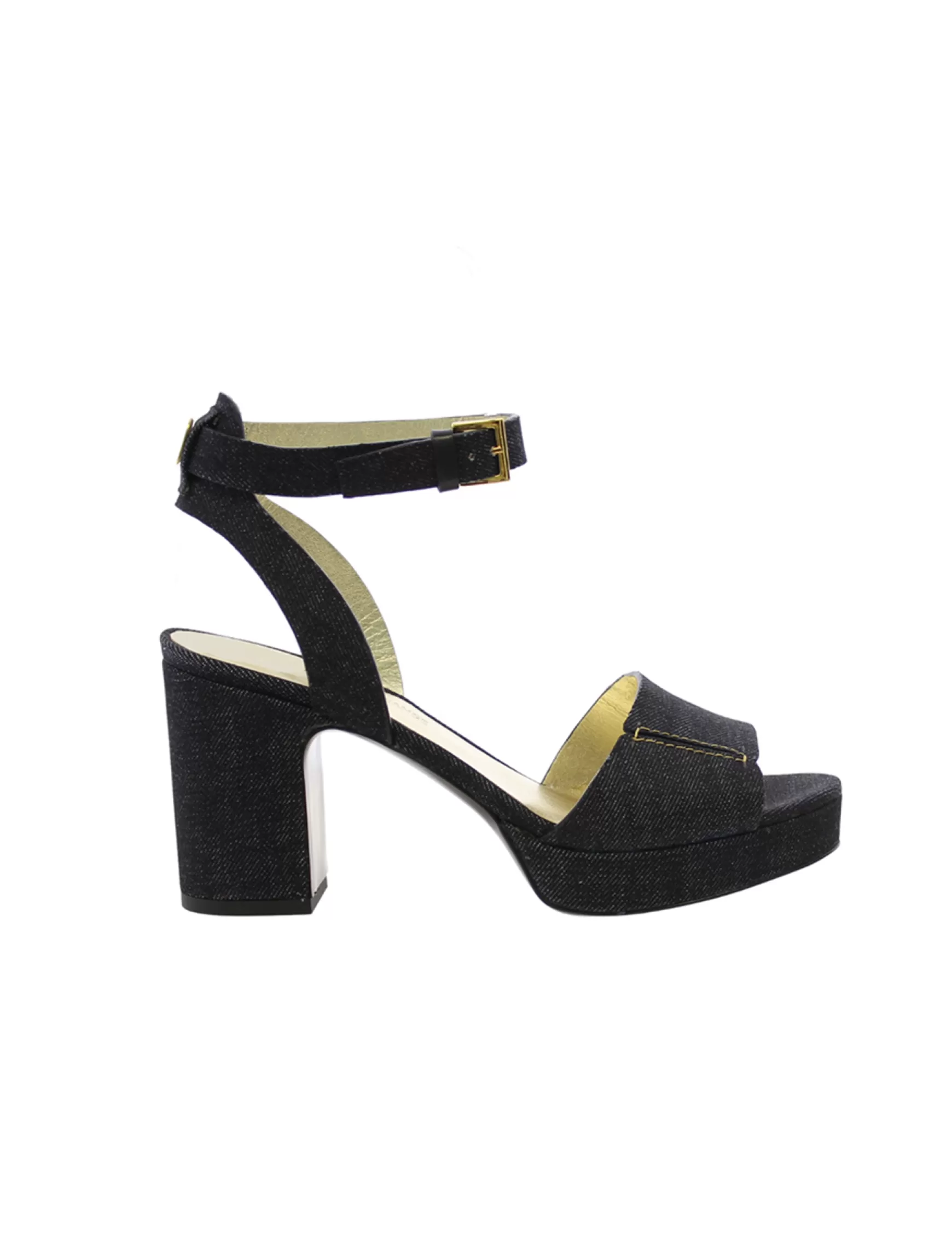 Ines de la Fressange Paris Denim platform sandal Clearance