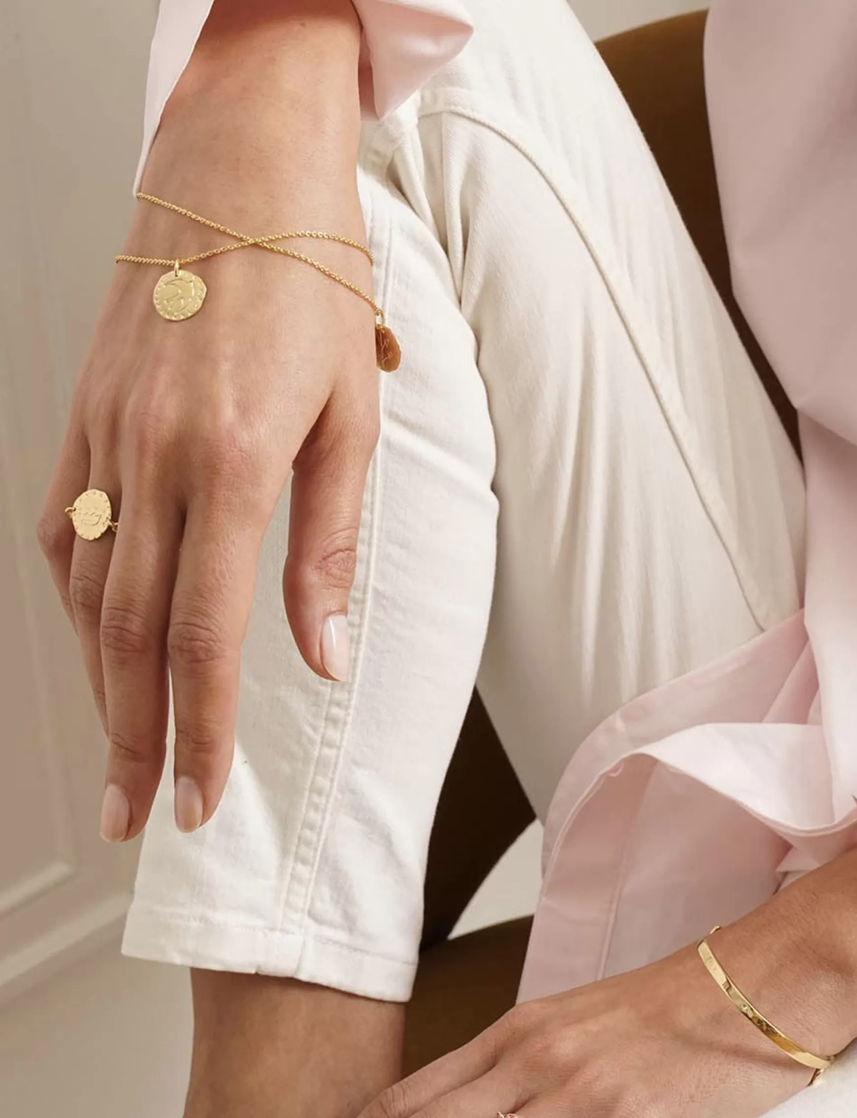 Ines de la Fressange Paris Gold-plated Lutetia lily bracelet Store