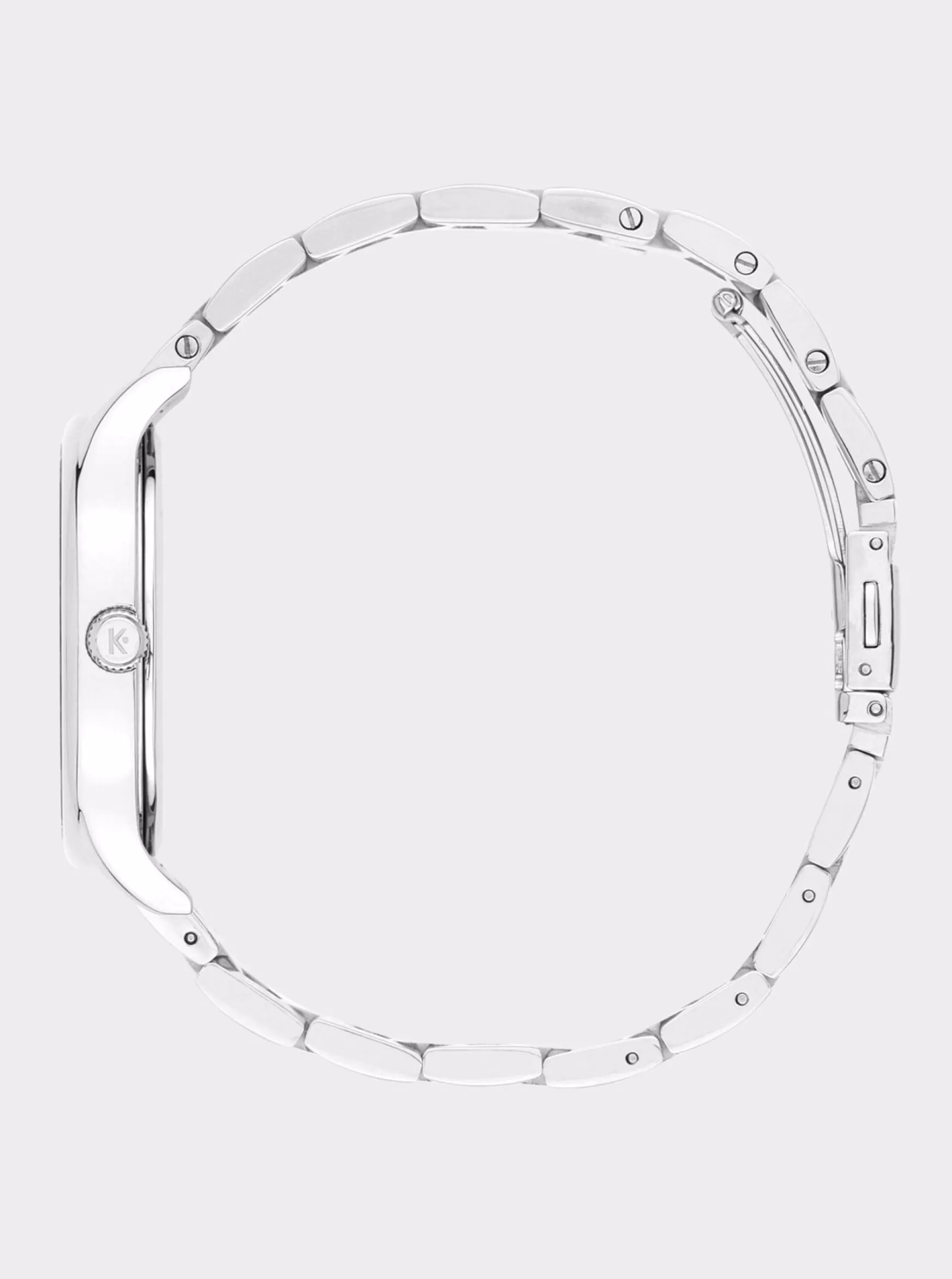 Ines de la Fressange Paris Grande Colorama silver watch Kelton x Flash Sale