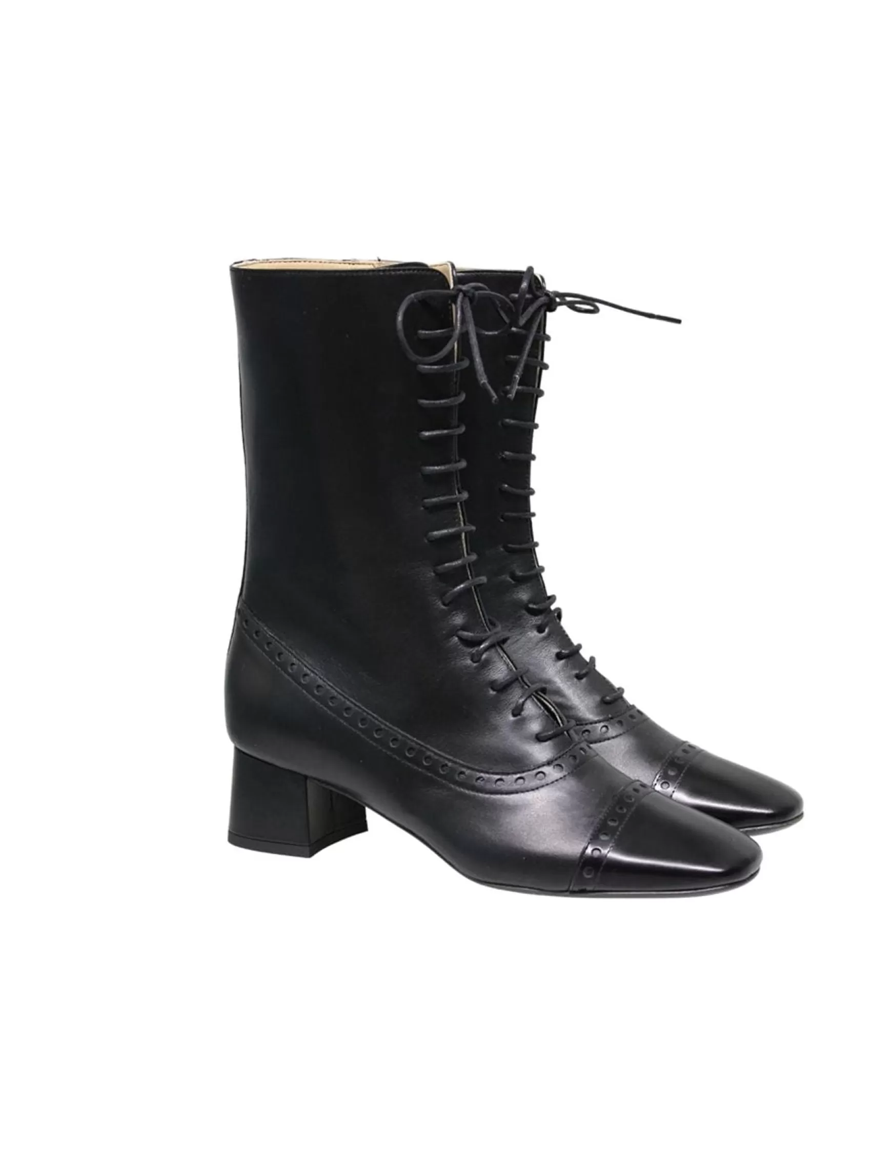 Ines de la Fressange Paris High lace-up boots Store