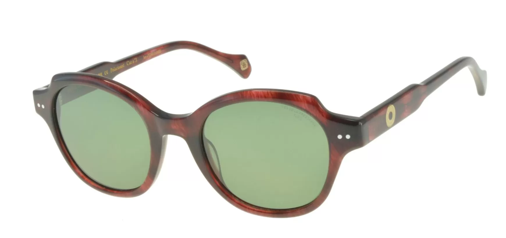 Ines de la Fressange Paris Julianne burgundy sunglasses Fashion