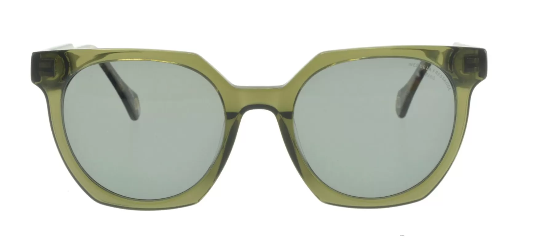 Ines de la Fressange Paris Laura kaki crystal sunglasses Clearance
