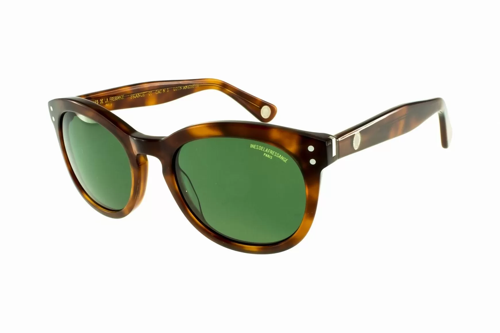 Ines de la Fressange Paris Lola Tortoiseshell Sunglasses Hot