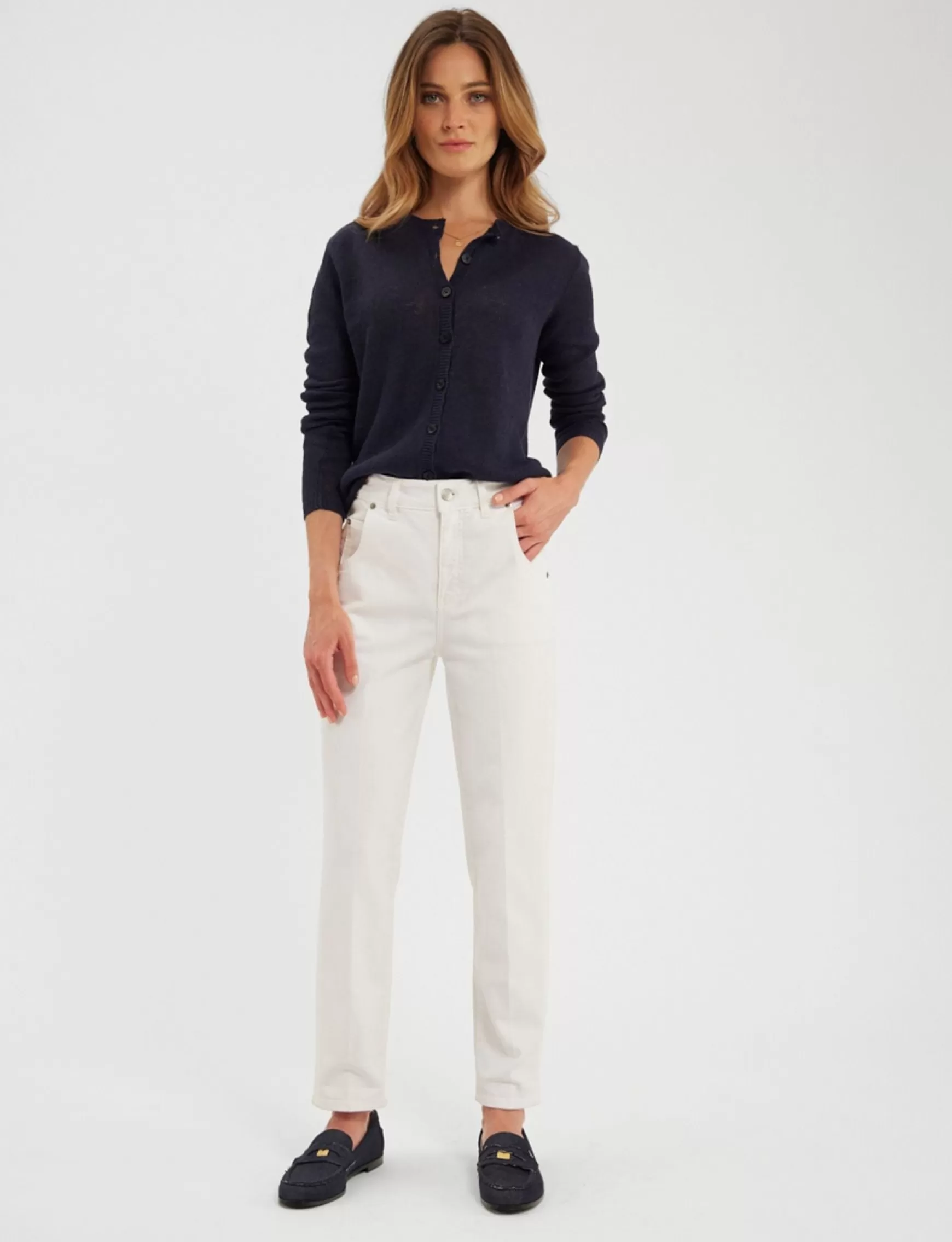 Ines de la Fressange Paris Luna white jeans x Notify Cheap