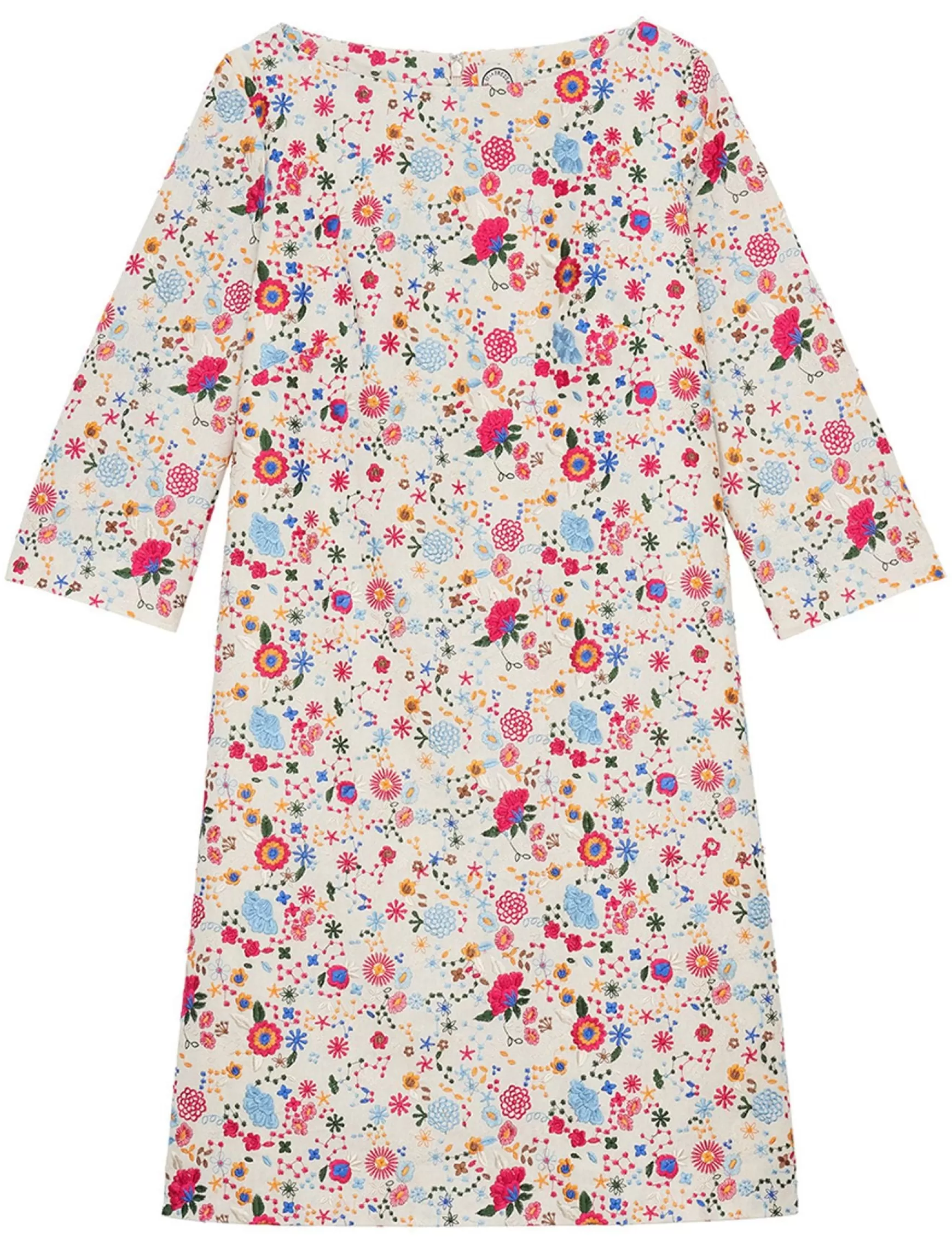 Ines de la Fressange Paris Megan dress with embroidery Fashion