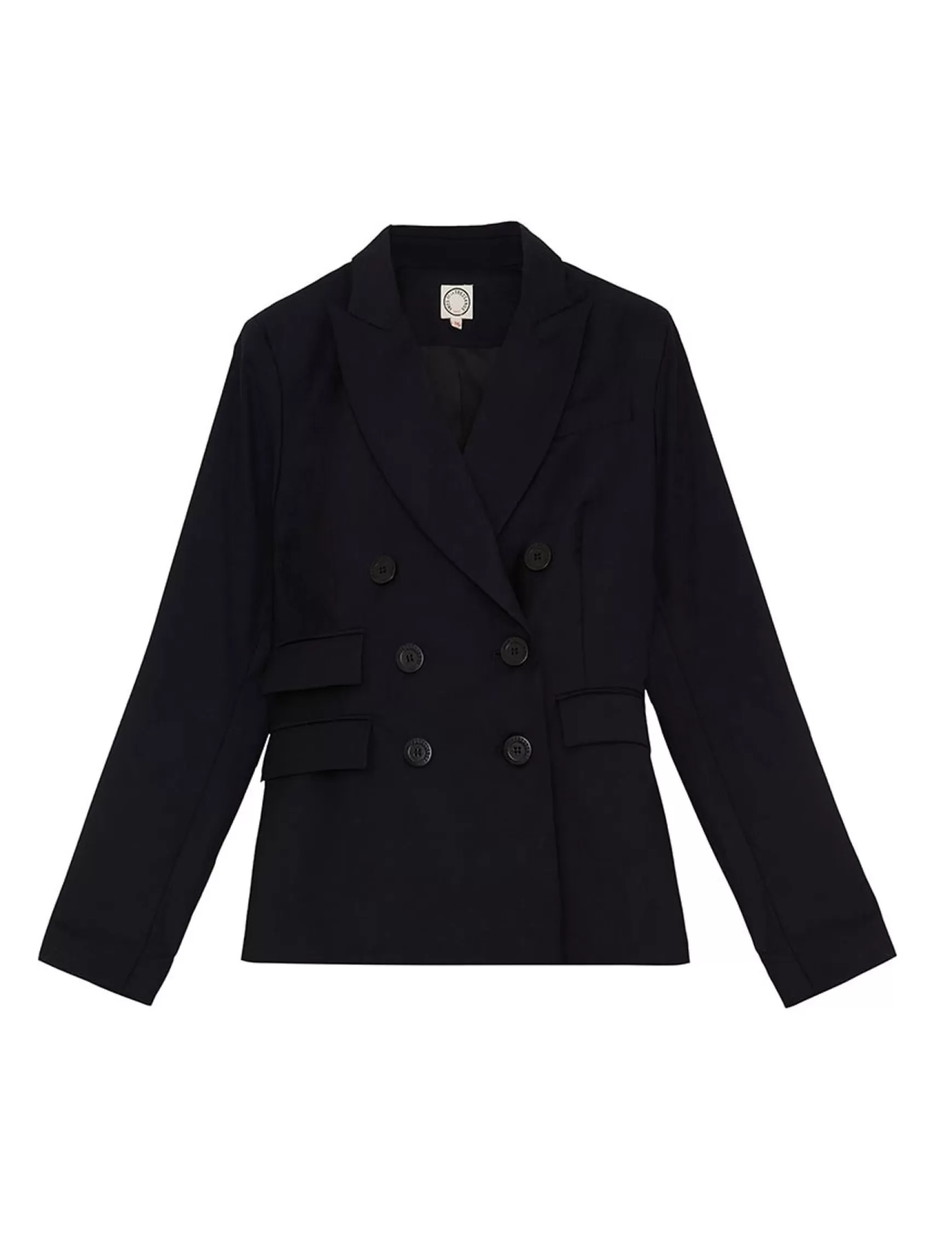 Ines de la Fressange Paris Navy blue Maurice wool jacket NO LONGER USED Flash Sale