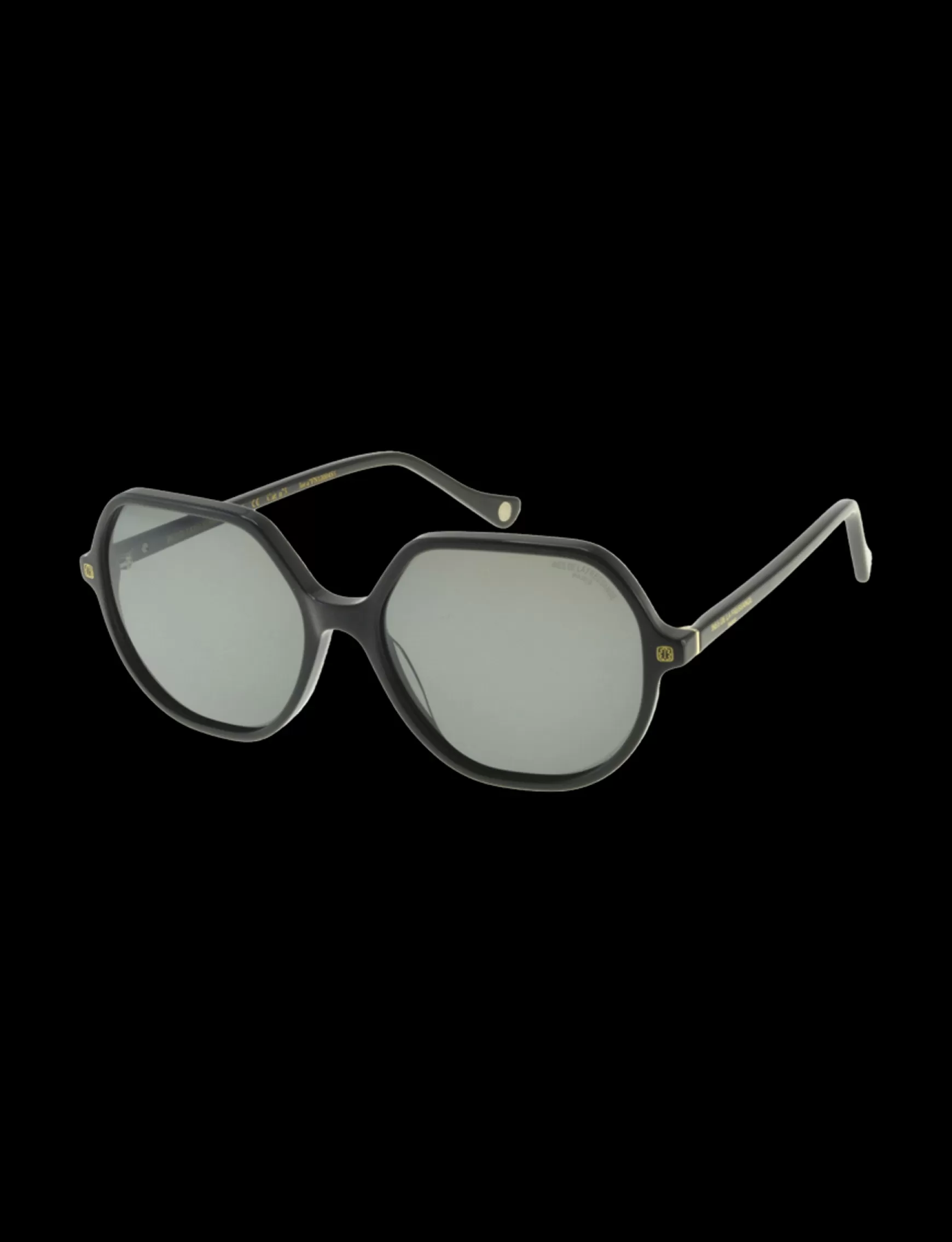 Ines de la Fressange Paris Ninon black and green sunglasses Hot