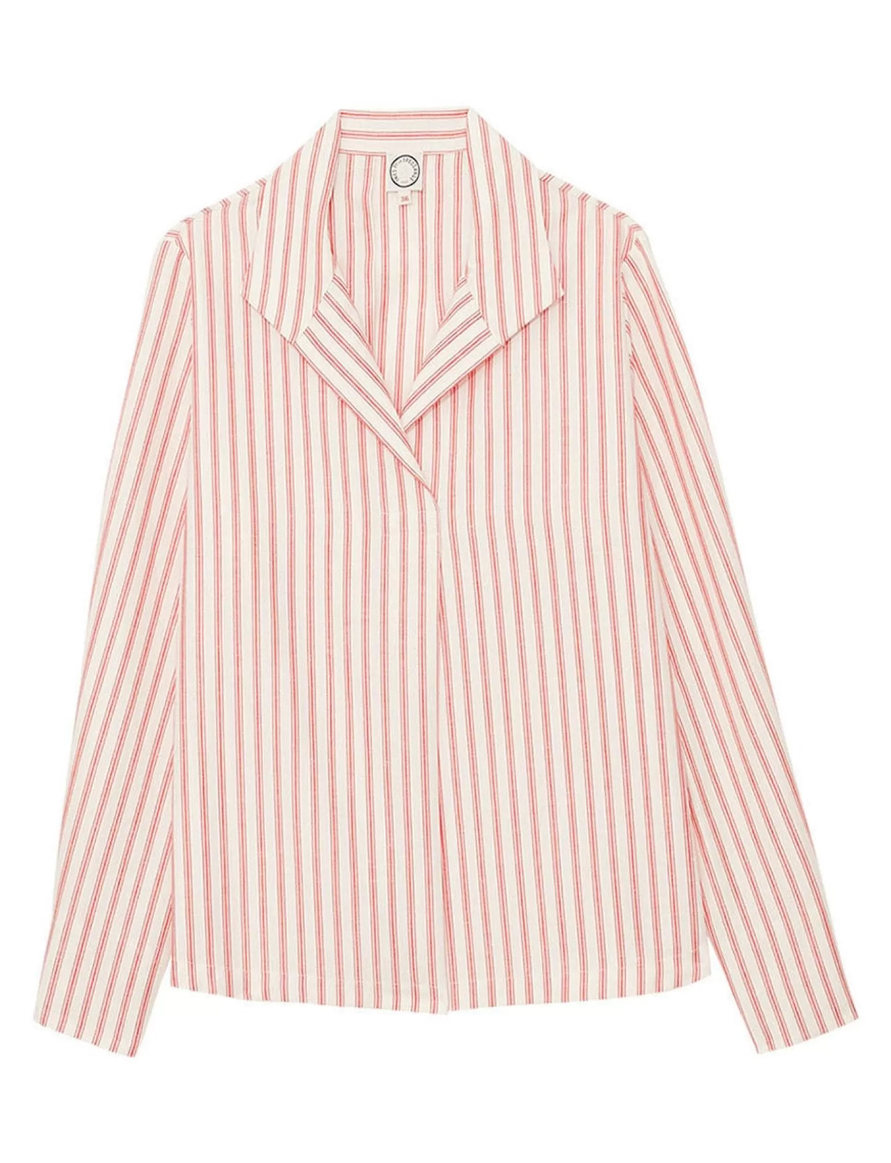 Ines de la Fressange Paris Noa red and white striped top Best