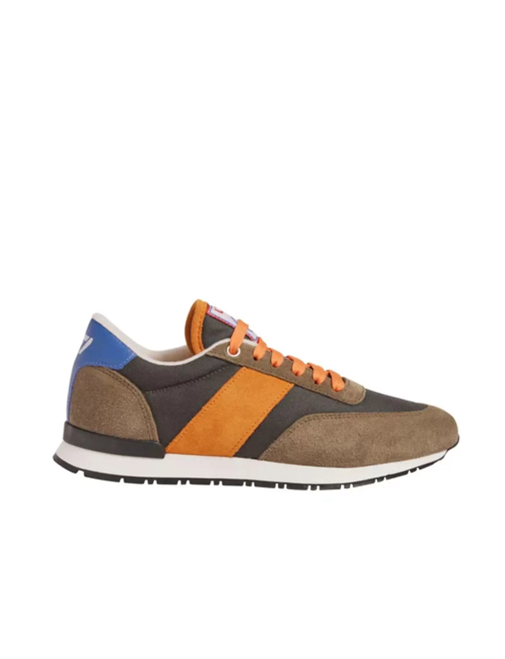 Ines de la Fressange Paris 77" UZS x Ines Unisex Khaki/Orange/Blue Sneakers Cheap